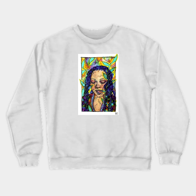 Tropical IV Crewneck Sweatshirt by roselinestephania